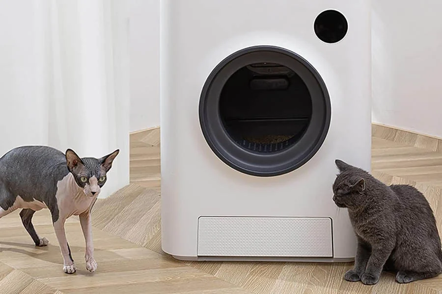 spinning litter box